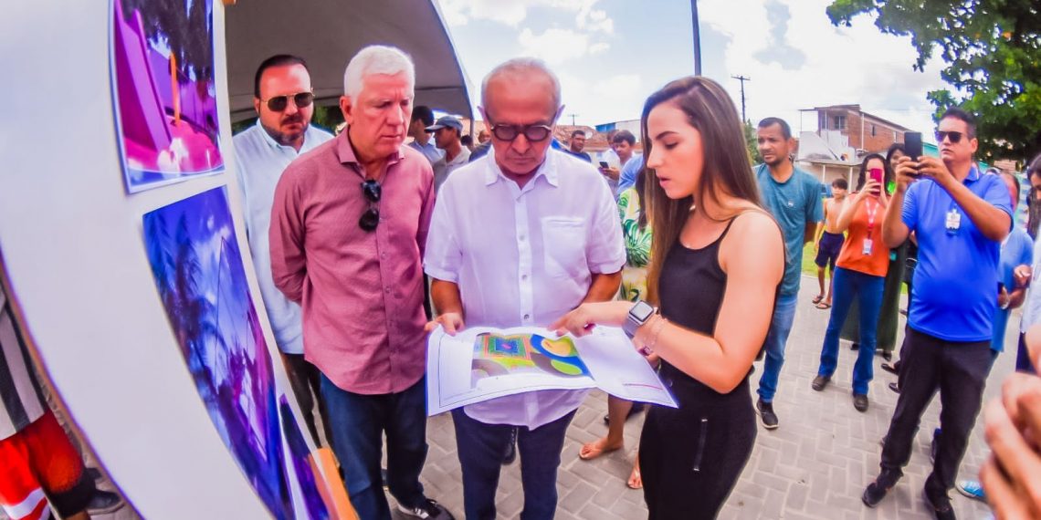 Cícero Lucena autoriza obra de reestruturação de praça na comunidade Bela Vista, no Cristo