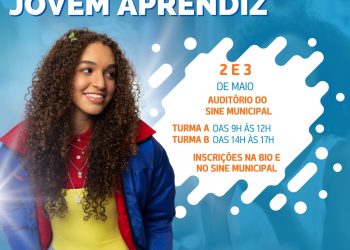 Prefeitura de Campina Grande oferece 100 vagas para treinamento Jovem Aprendiz gratuito