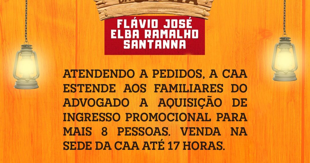 CAA estende venda de ingressos promocionais para show na Domus para familiares de advogados