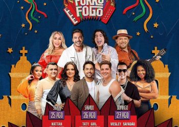 “Forró Fogo 2023” terá shows de Safadão, Natanzinho, Geraldo Azevedo e Tay Girl; veja programação