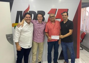 Prefeito de Pedras de Fogo se filia ao MDB