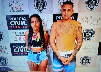 Casal suspeito de raptar empresário é preso no bairro de Mangabeira, em João Pessoa