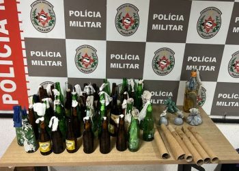 Torcedores são presos com coquetel molotov e rojões, em João Pessoa