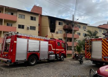 Incêndio destrói apartamento no bairro São José, em João Pessoa