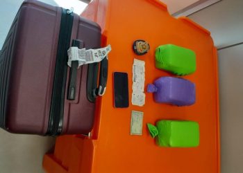 PF apreende mais de 6,5 kg de drogas em mala no aeroporto Castro Pinto, na PB