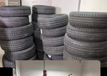 Polícia recupera pneus roubados no valor de R$ 100 mil em João Pessoa