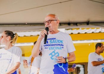 Cícero Lucena participa da I Caminhada da Saúde de Conscientização pela Vacina
