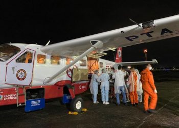 Aeronave do Estado faz primeira missão de resgate e traz bebê de São Paulo para a Paraíba
