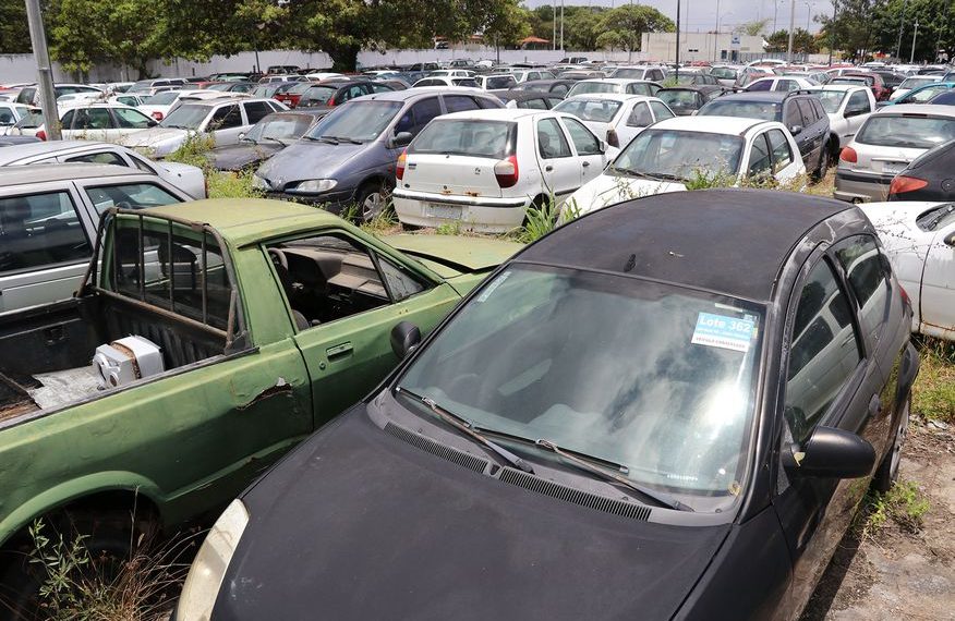 Detran anuncia leilão de 1,4 mil carros e motos apreendidos e não resgatados na Paraíba