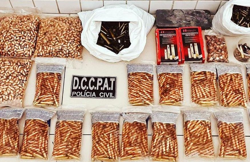 Polícia Civil recupera mais de 6 mil munições furtadas de casa de policial rodoviário federal em João Pessoa