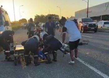 Mulher é atropelada ao tentar fotografar acidente na BR-230, em CG