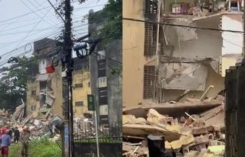 Prédio desaba no Grande Recife; buscas por vítimas são realizadas