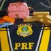 PRF prende mãe transportando drogas na mochila de bebê recém-nascida em Bagé/RS