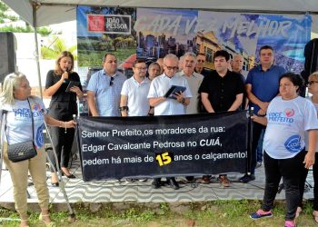 Cícero Lucena autoriza a pavimentação e urbanização de seis vias no Cuiá