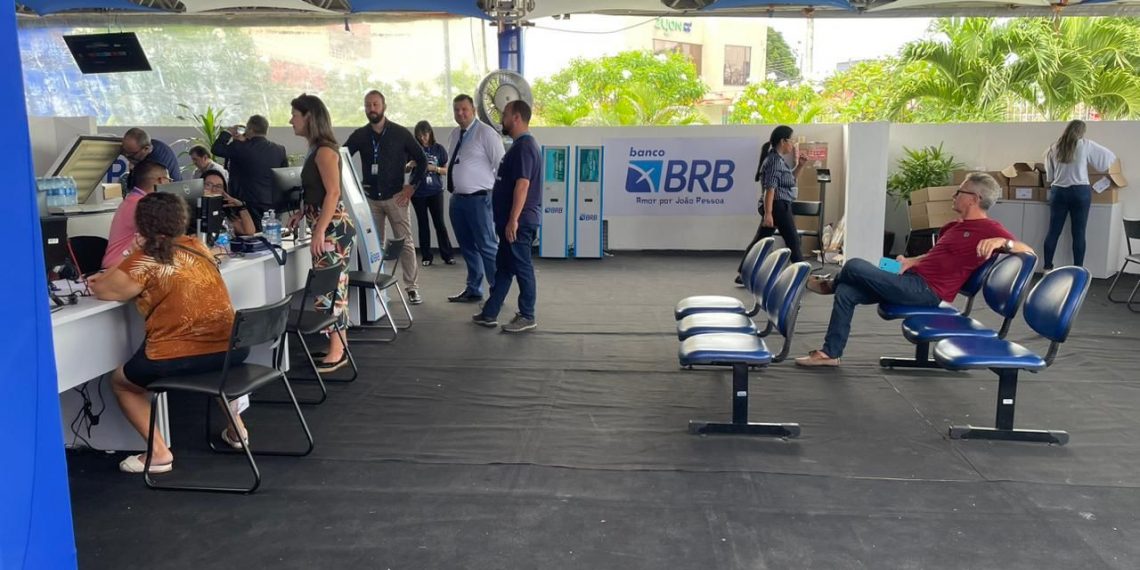 BRB oferece atendimento especial para servidores da ativa no Clube Cabo Branco e aposentados no Valentina