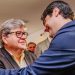 Leo parabeniza João pelo aniversário e destaca qualidades do governador: “homem íntegro e trabalhador”