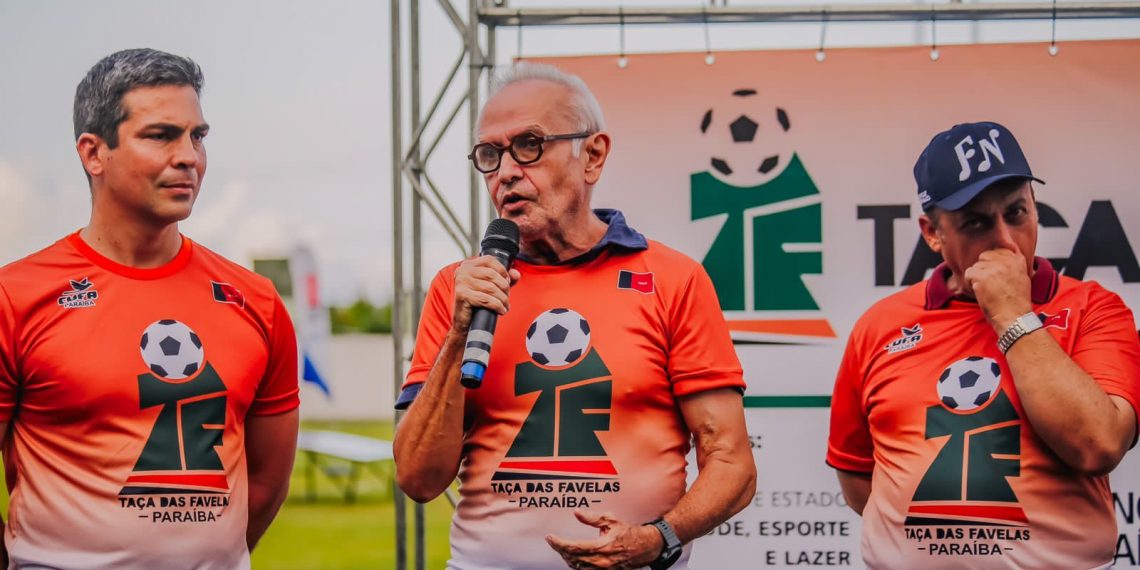 Cícero Lucena reafirma compromisso com o esporte durante lançamento da Taça das Favelas de João Pessoa