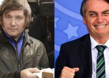 Bolsonaro diz estar feliz com avanço de Javier Milei na Argentina