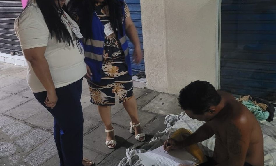 Prefeitura inicia ação para traçar perfil da população em situação de rua na Capital
