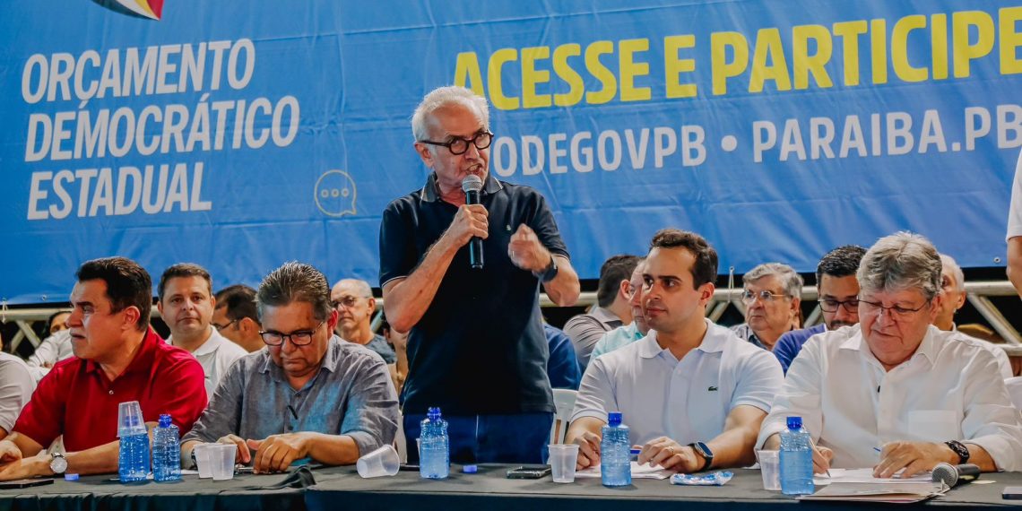 Durante plenária do ODE 2023, Cícero Lucena diz que a Prefeitura está ao lado do Governo para atender demandas da população