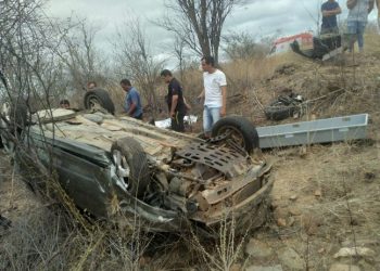 Jovem morre em capotamento na BR-361, na Paraíba