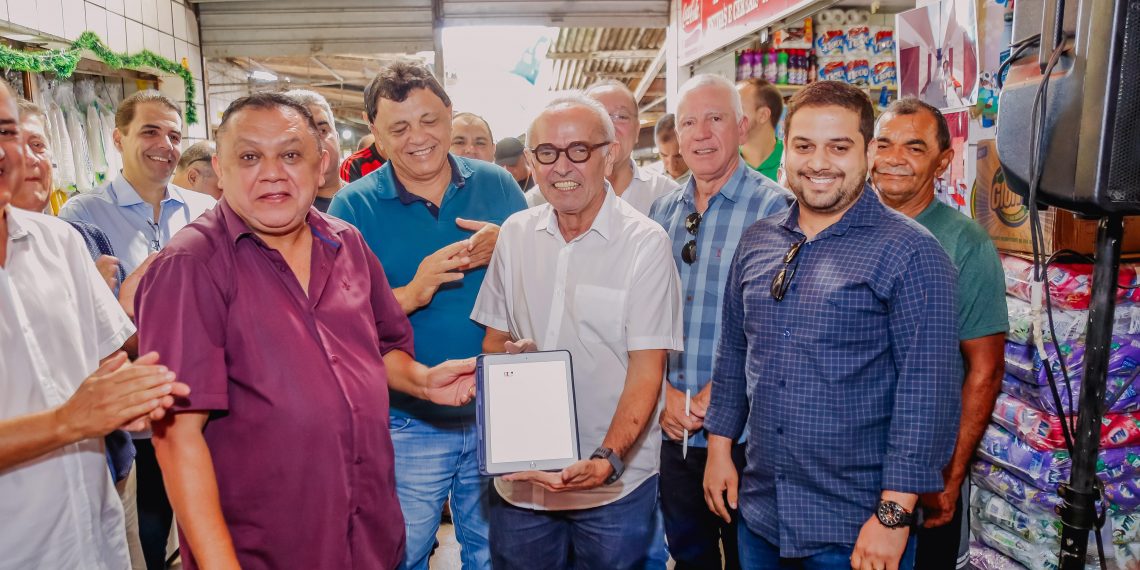 Cícero Lucena autoriza obras no Mercado do Rangel e anuncia projetos para o Mercado Central e Feira de Oitizeiro