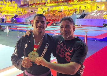 Atleta paraibano Jeferson Santos conquista título mundial de jiu-jitsu em Dubai