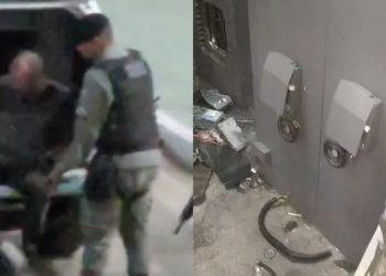 Dupla é presa após tentar arrombar agência bancária em Alagoinha, no Brejo da Paraíba