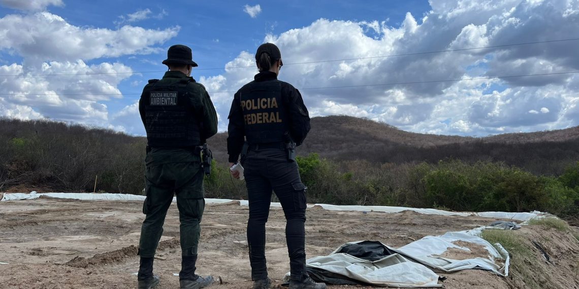 PF conclui operação sobre a extração ilegal de minérios e o funcionamento de garimpos irregulares na Paraíba