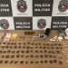 Polícia Militar apreende arma de fogo e drogas em ação de combate ao tráfico, em João Pessoa