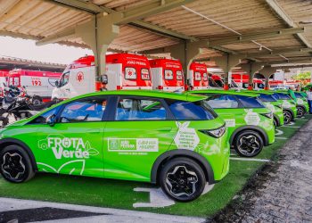 Cícero Lucena entrega primeiros carros elétricos para a frota da Prefeitura e reforça compromisso com o meio ambiente e a sustentabilidade