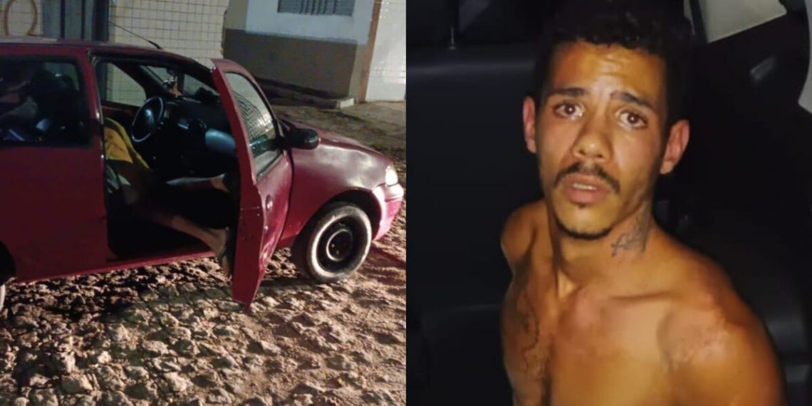 Assaltante é preso após roubar carro na Avenida Epitácio Pessoa