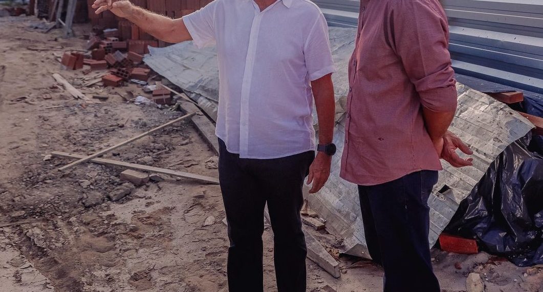 Cícero Lucena inspeciona obras do primeiro Hospital Veterinário de João Pessoa e projeta entrega até junho