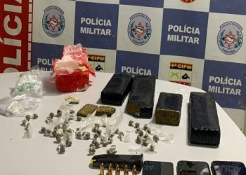 Policia apreende grande quantidade de drogas em Alhandra
