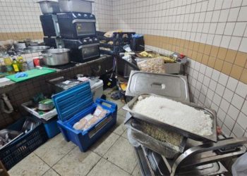 Camarote da Sapucaí é flagrado preparando alimentos no banheiro