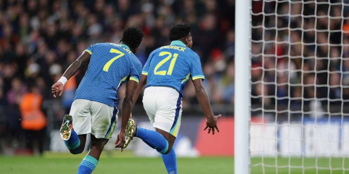 Com gol de Endrick, Brasil vence a Inglaterra na estreia de Dorival Júnior