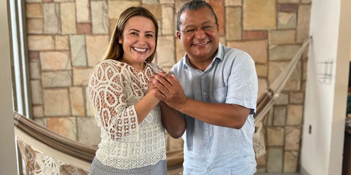 Tacyana Leitão e Nilvan Ferreira discutem projetos comuns para Bayeux e Santa Rita