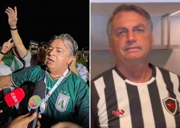Campeão paraibano, Aldeone proíbe Bolsonaro de vestir camisa do Sousa