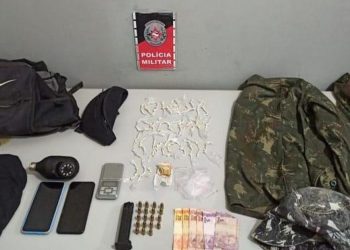 Dois homens suspeitos de integrar facção criminosa são presos com drogas, em Bayeux