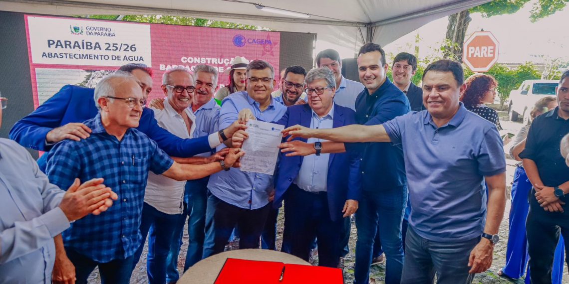 Prefeito celebra autorização para obras de segurança hídrica na Região Metropolitana de João Pessoa