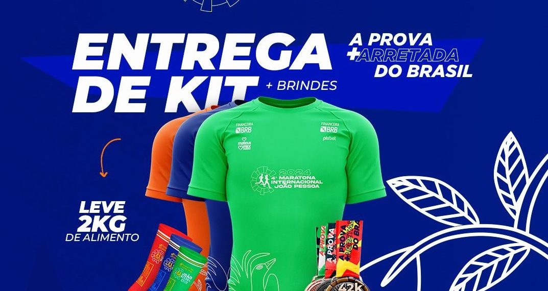Corrida de rua: Entrega dos kits da Maratona Internacional de João Pessoa começa nesta quinta-feira
