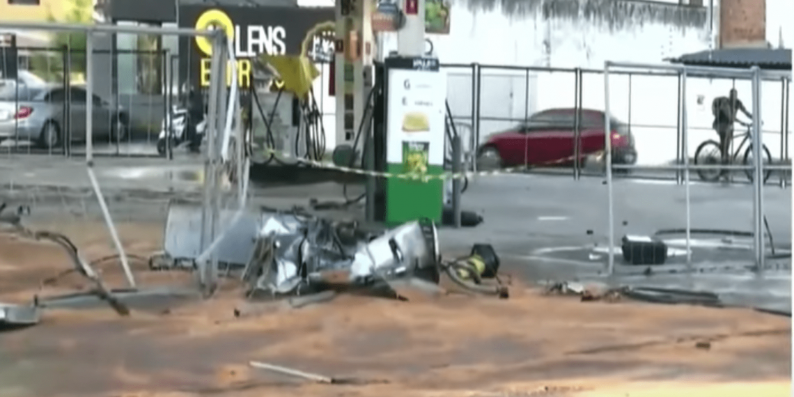 Criminosos explodem posto de combustíveis durante a madrugada em João Pessoa
