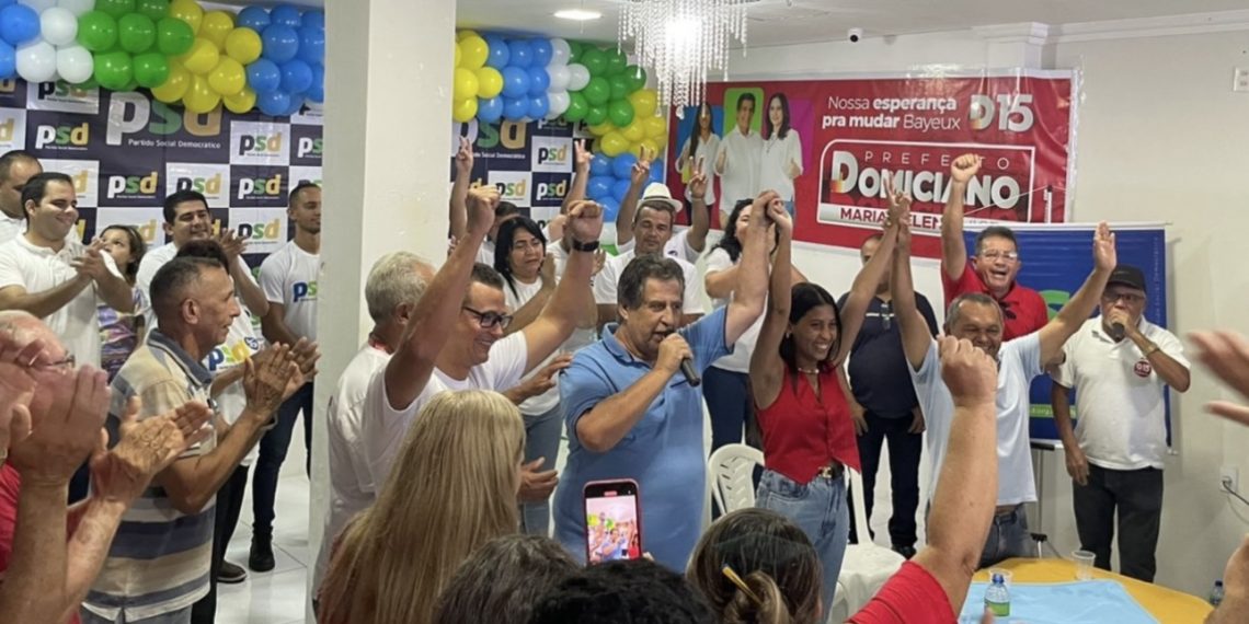 O PSD confirma em convenção a aliança com MDB e com a candidatura de Domiciano de Sara