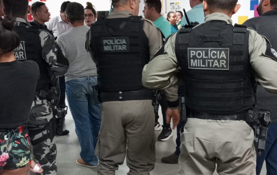 Candidato invade hospital e PM é chamada para retirá-lo da unidade