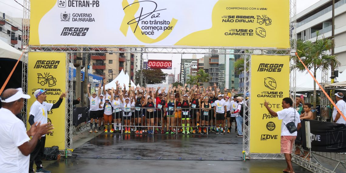 Detran-PB promove corrida pela paz no trânsito no Dia Mundial sem Carro