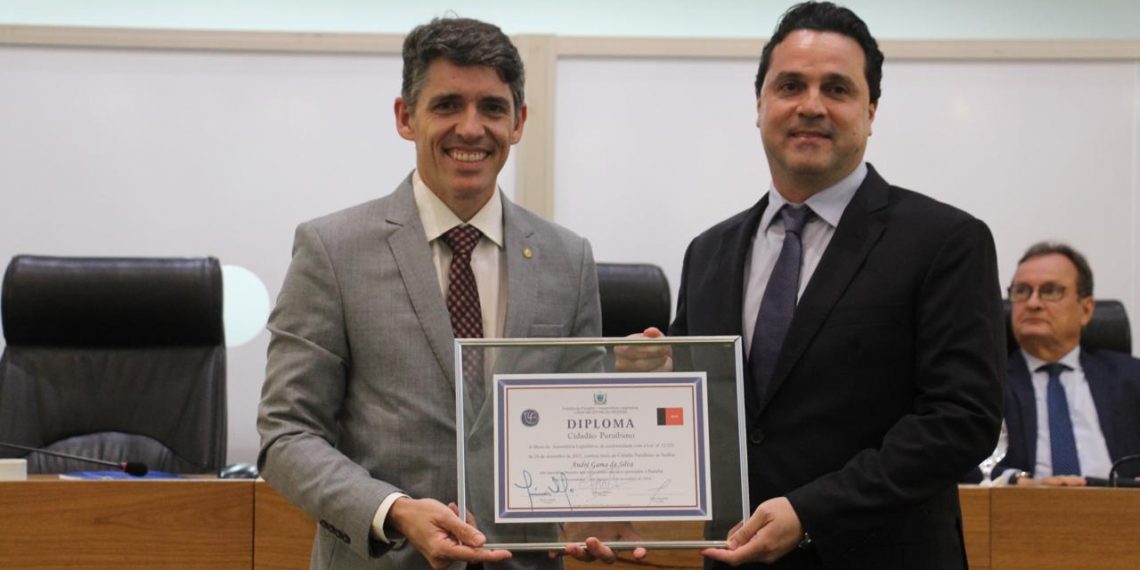 ALPB concede Cidadania Paraibana ao empresário André Gama da Silva