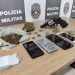 Polícia Militar apreende arma de fogo e drogas na comunidade “Aratu”, em Mangabeira VIII