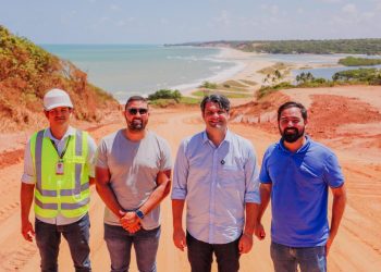 Leo Bezerra visita obras da Orla Sul e ressalta avanços para proporcionar lazer, acessibilidade e qualidade de vida