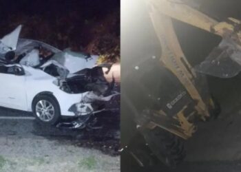 Acidente com retroescavadeira deixa jovem morto e pai ferido no Sertão