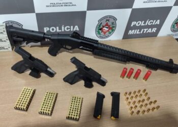 Seis armas e quase 500 munições são apreendidas na zona sul de João Pessoa